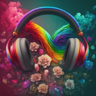 image fx create music headphones colour rainbow and co (2)