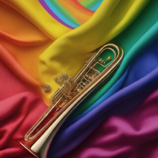 image fx create music instruments colour rainbow and c (3)