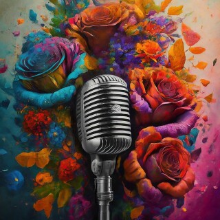 image fx create music microphone colour monochrome and (1)