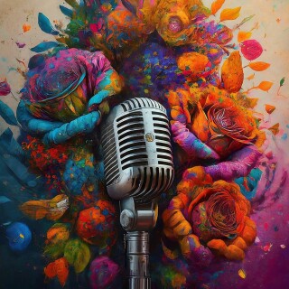 image fx create music microphone colour monochrome and (5)