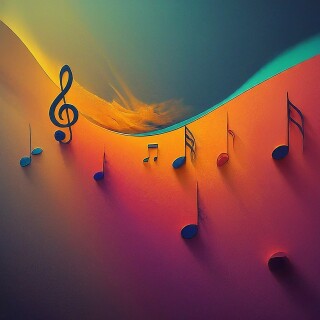 image fx create music note colour gradient and colour (33)