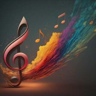 image fx create music note colour gradient and colour (34)