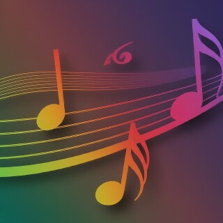 image fx create music note colour gradient and colour (42)