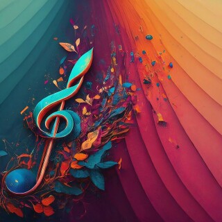 image fx create music note colour gradient and colour (44)